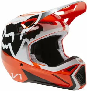 FOX V1 Leed Helmet Dot/Ece Fluo Orange L Helm