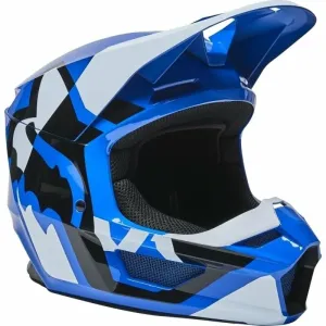 FOX Youth V1 Lux Helmet Blue YM Helm