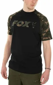 Fox Fishing Angelshirt Raglan T-Shirt Black/Camo 3XL