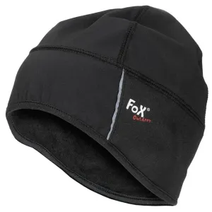 Fox Outdoor wasserdichte Softshell-Mütze, schwarz