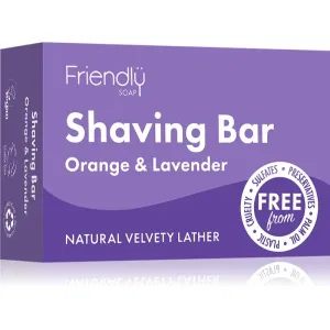 Friendly Soap Shaving Bar Orange & Lavender Naturseife für die Rasur 95 g