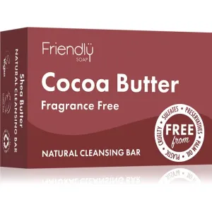 Friendly Soap Cocoa Butter Naturseife mit Kakaobutter für Gesicht und Körper 95 g