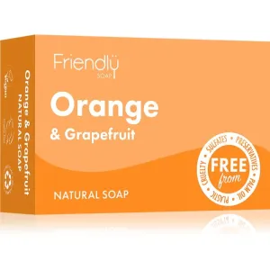 Friendly Soap Natural Soap Orange & Grapefruit Naturseife 95 g