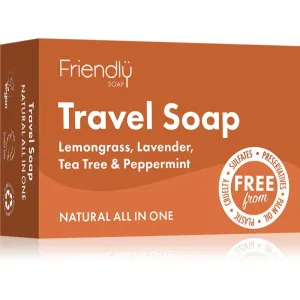 Friendly Soap Travel Soap Hair & Body Naturseife Für Körper und Haar 95 g