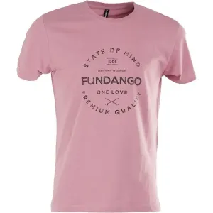 FUNDANGO BASIC Herren-T-Shirt, rosa, größe M