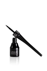 Gabriella Salvete Liquid Contour Wasserbeständiger Eyeliner mit Pinselchen Farbton 01 Black 4 ml