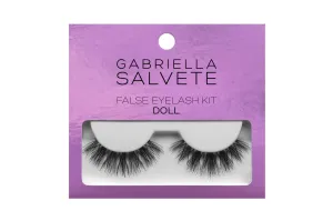 Gabriella Salvete False Eyelash Kit Doll künstliche Wimpern mit Klebstoff 1 St