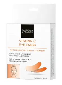 Gabriella Salvete Eye Mask Vitamin C Augenmaske für hydratisierte und strahlende Haut 5x2 St