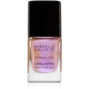 Gabriella Salvete Longlasting Enamel Nagellack mit holografischen Effekten Farbton 39 Nude Pink 11 ml