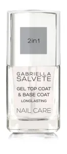 Gabriella Salvete Nail Care Top & Base Coat Basis - und Decklack für die Fingernägel mit Gel-Textur 11 ml