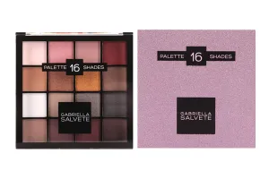 Gabriella Salvete Eyeshadow 16 Shades Palette Lidschattenpalette Farbton 02 Pink 20,8 g