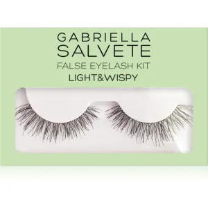 Gabriella Salvete False Eyelash Kit Light & Wispy künstliche Wimpern mit Klebstoff 1 St