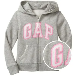 GAP LOGO FZ Sweatshirt für Mädchen, grau, größe XL