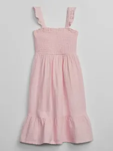 GAP V-MAR W MIDI DRESS Mädchenkleid, rosa, größe S