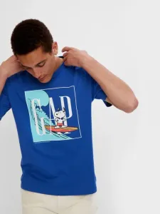 GAP GAP & Peanuts Snoopy T-Shirt Blau #210563