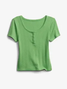 GAP Henley Kinder  T‑Shirt Grün #284045