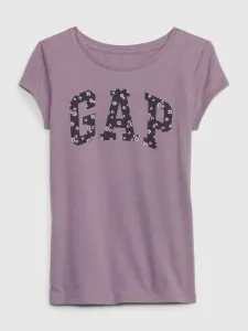 GAP LOGO Trainingsshirt für Mädchen, violett, größe XS