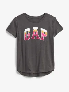 GAP Logo Kinder  T‑Shirt Grau