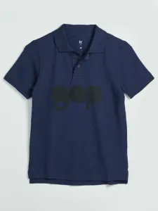 GAP Polo T- Shirt Kinder Blau