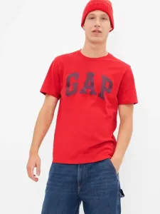 GAP V-BASIC LOGO T Herrenshirt, rot, größe L