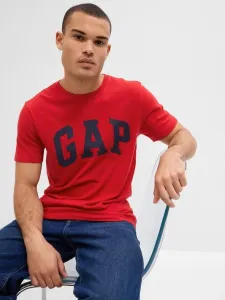 GAP V-BASIC LOGO T Herrenshirt, rot, größe M