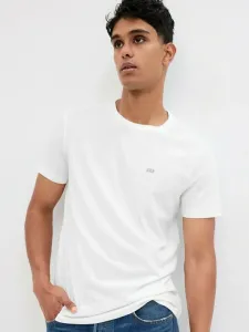 GAP MICRO LOGO Herrenshirt, weiß, größe XL