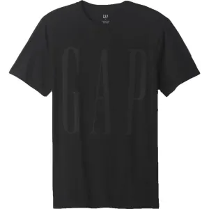 GAP LOGO Herren-T-Shirt, schwarz, größe S