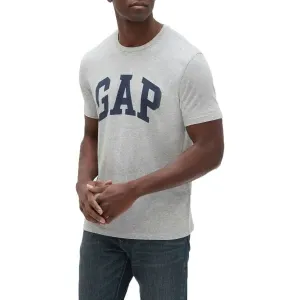 GAP V-BASIC LOGO T Herrenshirt, grau, größe S
