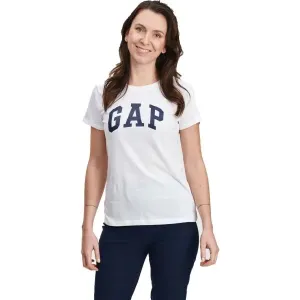 GAP V-GAP SS CLSC TEE Damenshirt, weiß, größe XL