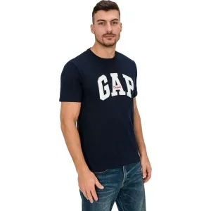 GAP V-LOGO ORIG ARCH Herrenshirt, dunkelblau, größe L