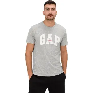 GAP V-LOGO ORIG ARCH Herrenshirt, grau, größe XXL #1023259