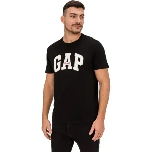 GAP V-LOGO ORIG ARCH Herrenshirt, schwarz, größe L
