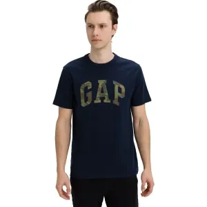 GAP V-SS CAMO ARCH LOGO TEE Herrenshirt, dunkelblau, größe XL