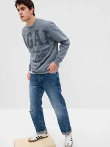 GAP J - TONAL PLACED EST CREW Herren Sweatshirt, blau, größe XL