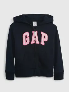 GAP V-BAS LOGO FZ FT Sweatshirt für Mädchen, dunkelblau, größe L