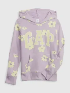 GAP V-SP LOGO PO PRT Sweatshirt für Mädchen, violett, größe XS