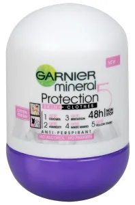 Garnier Mineralantitranspirant 5 Protection Cotton Fresh 48h Roll-on für Frauen 50 ml
