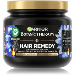 Garnier Feuchtigkeitsmaske für fettiges Haar und trockene Haarspitzen Botanic Therapy Magnetic Charcoal (Hair Remedy) 340 ml