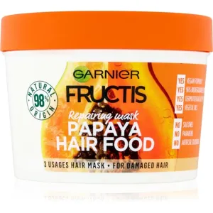 Garnier Fructis Papaya Hair Food erneuernde Maske für geschädigtes Haar 400 ml