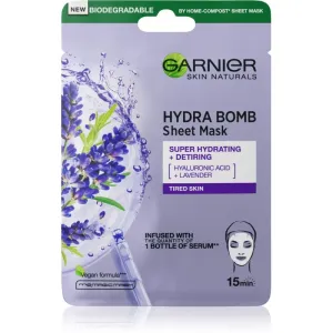 Garnier Hydra Bomb Zellschichtmaske mit besonders feuchtigkeitsspendender und nährender Wirkung 28 g