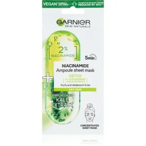 Garnier Skin Naturals Ampoule Sheet Mask Zellschichtmaske mit reinigender und erfrischender Wirkung 15 g