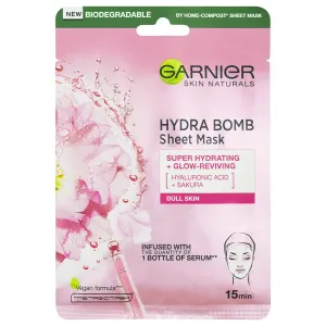 Garnier Feuchtigkeitsspendende Textilmaske zur Aufhellung der Helligkeit Hydra Bomb (Tissue Mask) 28 g