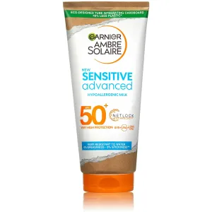 Garnier Ambre Solaire Sensitive Advanced Bräunungsmilch für empfindliche Oberhaut SPF 50+ 175 ml