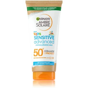 Garnier Ambre Solaire Sensitive Advanced schützende Sonnenmilch für Kinder SPF 50+ 175 ml