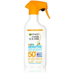 Garnier Ambre Solaire Sensitive Advanced schützendes Spray für Kinder SPF 50+ 270 ml