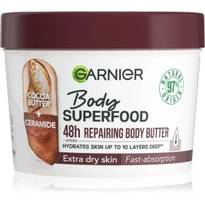 Garnier Körperbutter mit Kakao Body Superfood (48 h Repairing Body Butter) 380 ml