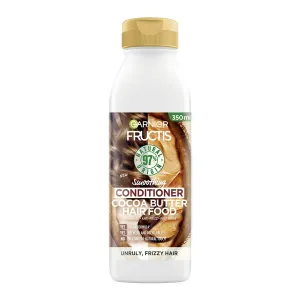Garnier Fructis Cocoa Butter Hair Food glättender Balsam für unnachgiebige und strapaziertes Haar 350 ml