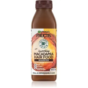 Garnier Fructis Macadamia Hair Food Regenierendes Shampoo für beschädigtes Haar 350 ml