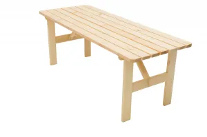 Gartentisch aus Kiefernholz, Holzdicke 30 mm (verschiedene Länge) 150 cm