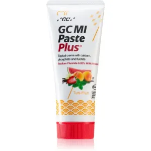 GC MI Paste Plus schützende remineralisierende Zahncreme für empfindliche Zähne mit Fluor Geschmack Tutti Frutti 35 ml
